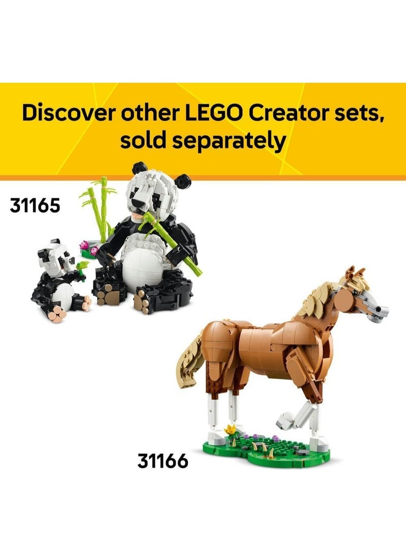 LEGO Creator 3in1 Wild Animals: Tropical Toucan with a Flower - Toy Animal Transforms into a Butterfly Figure or a Tropical Fish - Creative Gift for 7+ Year Old Girls & Boys - 31173 - Image 4